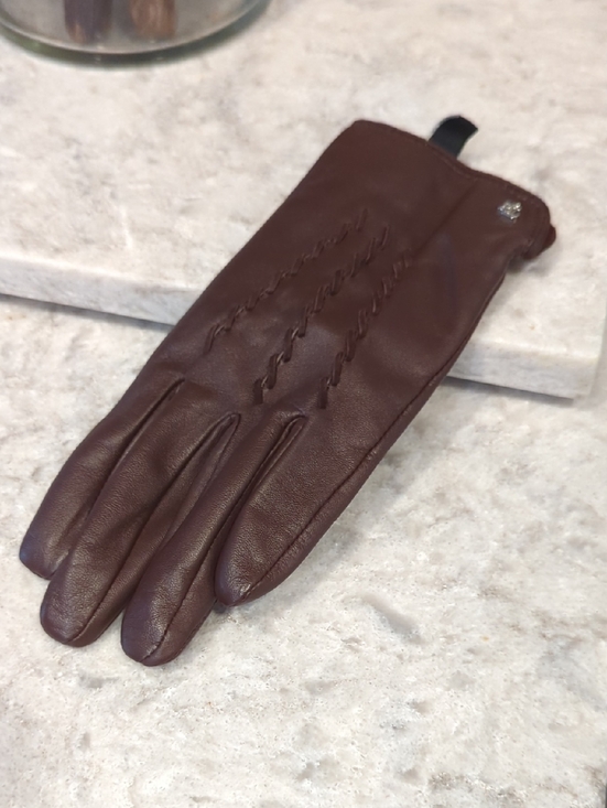 Ralph Lauren Accessories - Ralph Lauren Brown Leather Glove